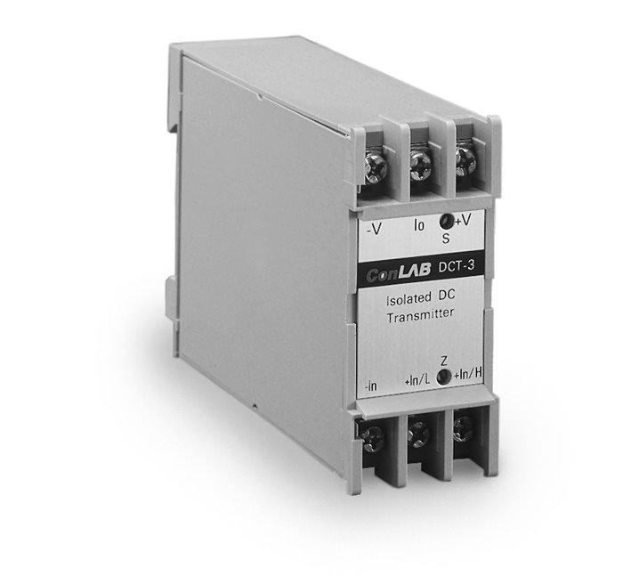 DCT-3 Three-wire transducer for DC voltage/current inputs